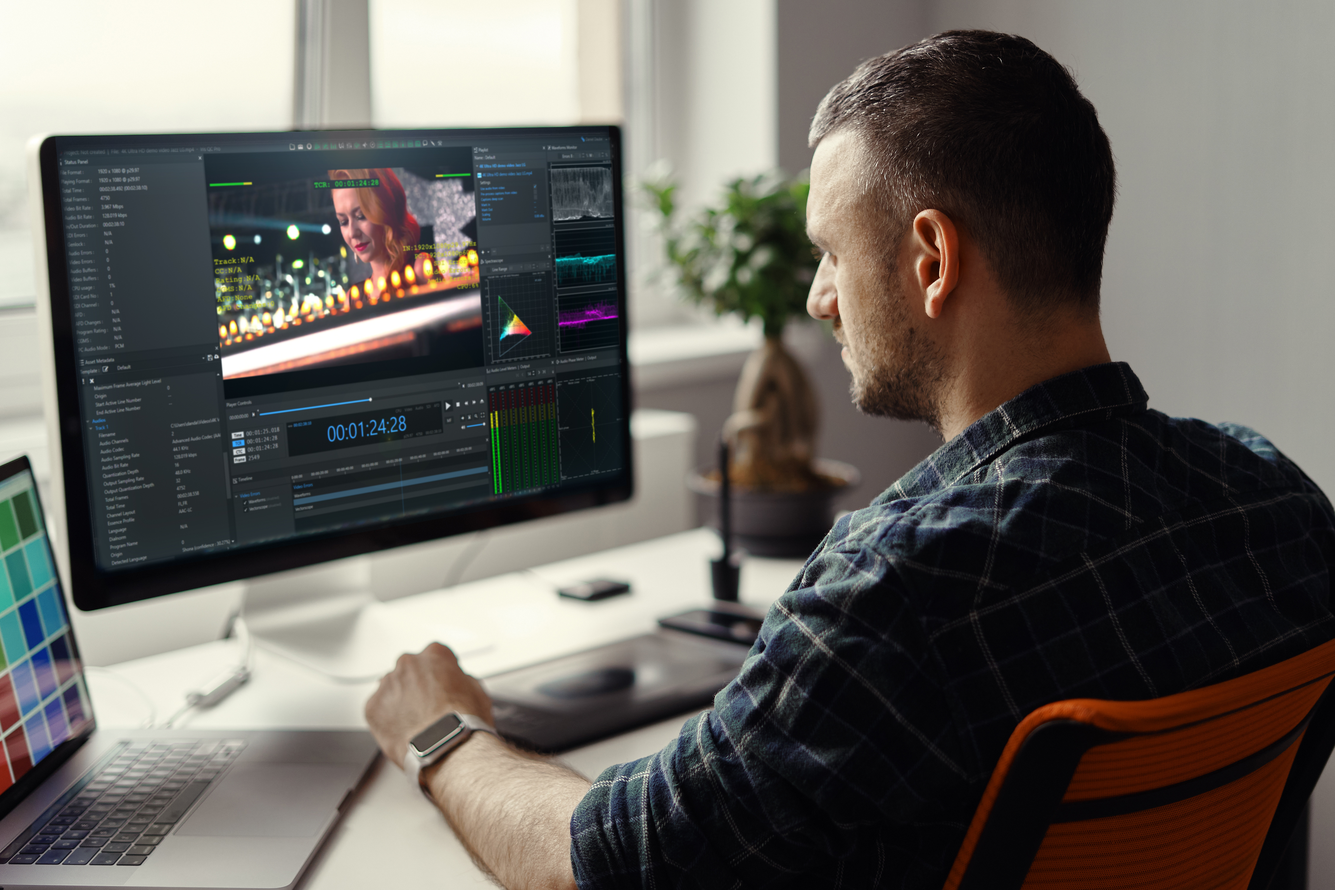 With Iris QC Pro Version 9, experience unprecedented precision, while Iris Anywhere QC Version 2 brings you precision plus the freedom to perform quality checks from anywhere, anytime. These tools are designed to precisely measure and validate all industry standards, ensuring that your assets meet the highest standards for any distribution channel.