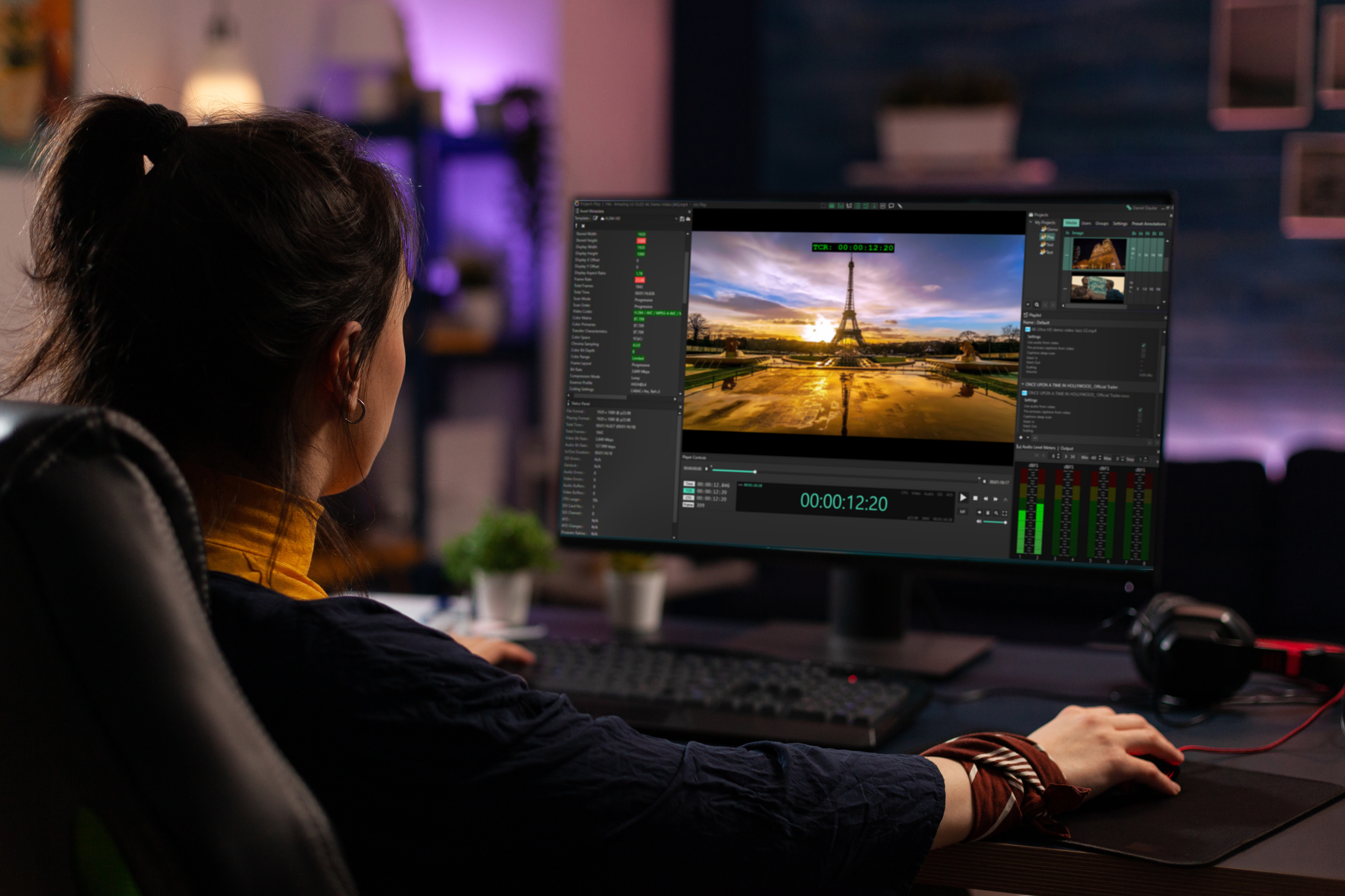 Iris QC Pro or Iris Anywhere QC, each provides detailed analytics, review and reporting features regarding virtually any video, audio, caption, metadata or compliance issue. Iris will playback virtually any video codec, wrapper, audio format and supports over 20 closed caption/subtitle types.