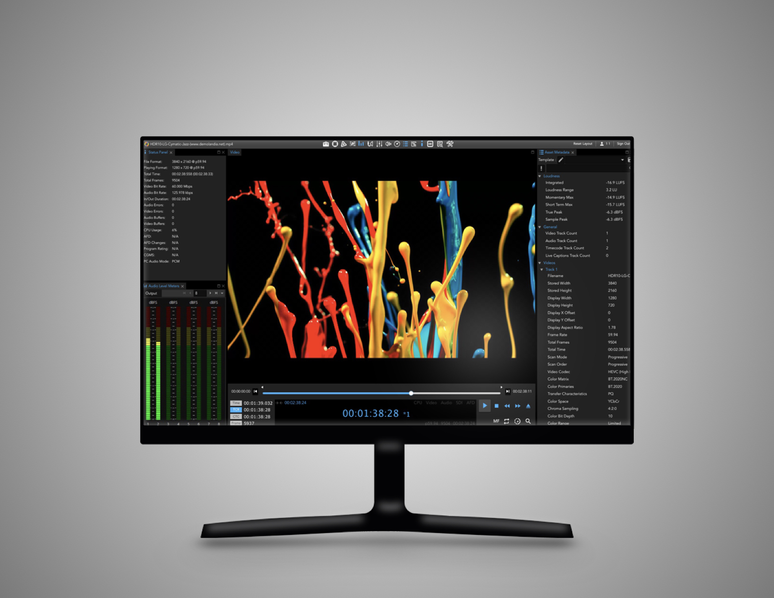 For networks, studios, post-production and distribution facilities who need basic validation and master file playback without the extensive measurement tools offered by Iris QC Pro, Iris PLAY and Iris Anywhere Play are ideal options. 