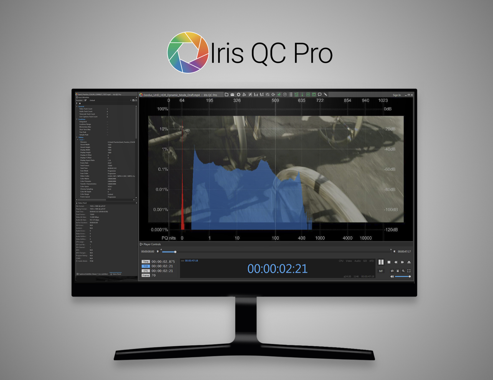 Iris QC Pro software