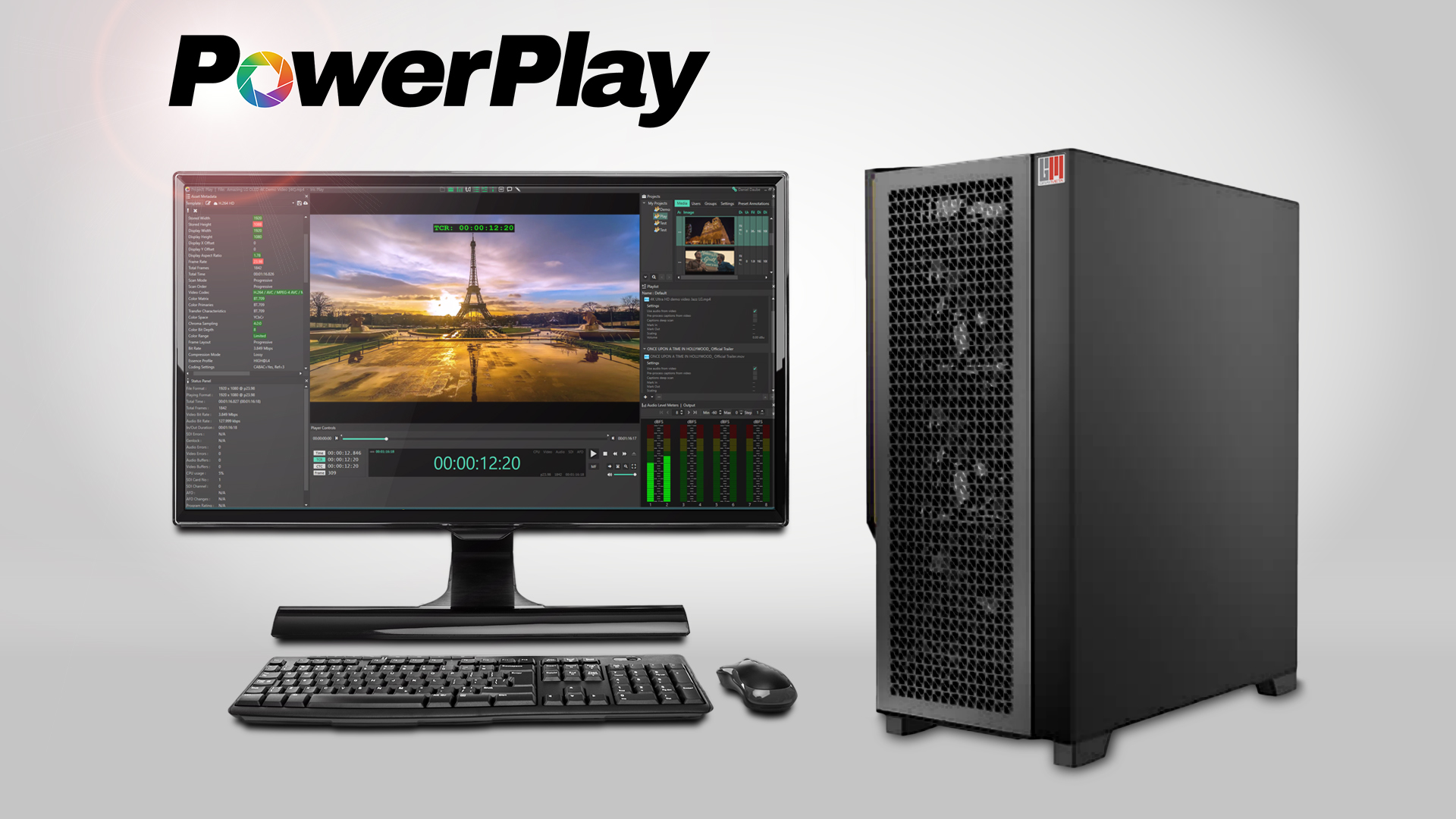 Tailored to enhance the features of Iris Play, the leading software for digital media
playback, PowerPlay ensures that professionals can leverage accurate validations, and real-time, frame-accurate playback without a hitch.